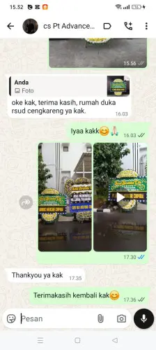 Testimonial Papan Bunga Pernikahan sukadame
